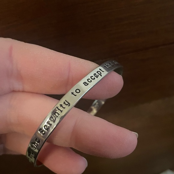 God Grant Me the Serenity to Accept the Things I Cannot Change Cuff Bracelet. - Picture 4 of 4